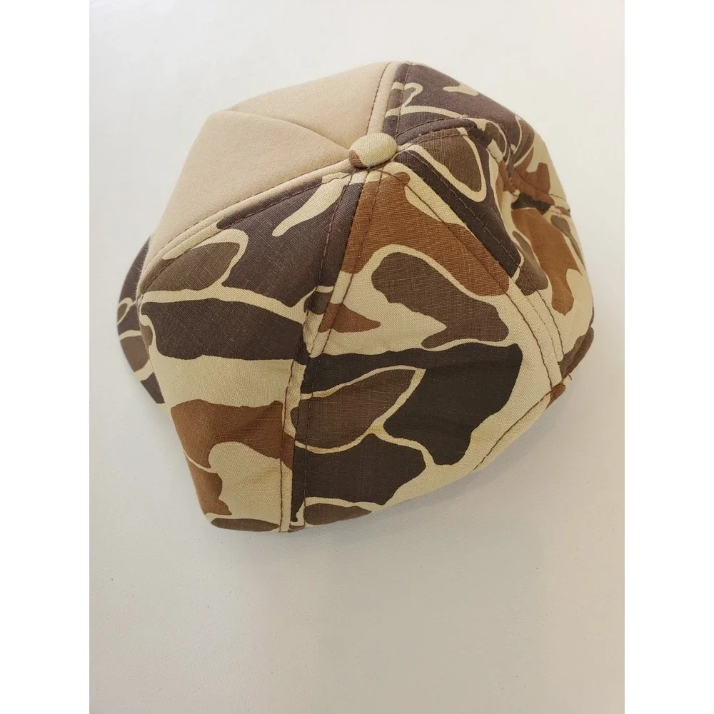 VTG Winchester Camo Snapback Hat Duck Camo Hunting Cap USA Made